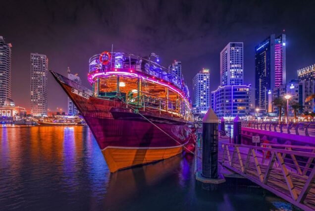 Dhow Cruise In Dubai Marina With Dubai City Tour